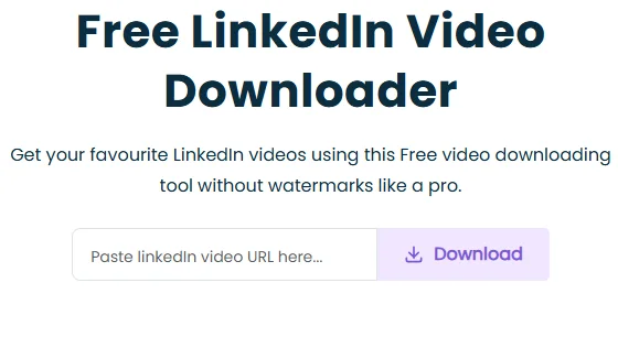 Linked Video Download Step Two